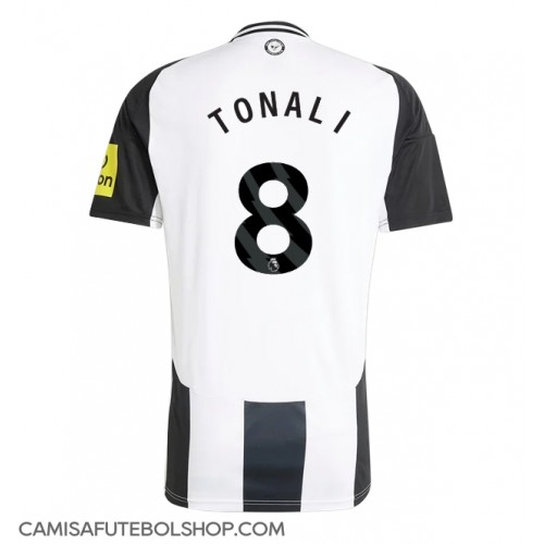 Camisa de time de futebol Newcastle United Sandro Tonali #8 Replicas 1º Equipamento 2024-25 Manga Curta